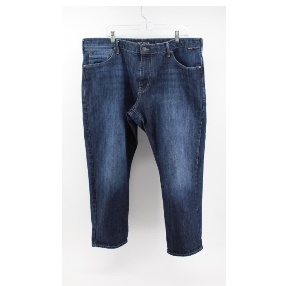 Mavi Matt Relaxed Straight Jeans‎ Mens 40x30 Dark Wash Stretch Denim Mid Rise